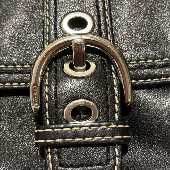 Coach Soho Buckle wristlet black leather - Picture 3 of 7